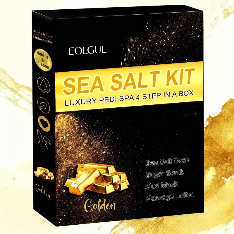 Pedicure Kit Manufacturer - Professional Sugar Scrub Sea Salt Exfoliator Foot Spa