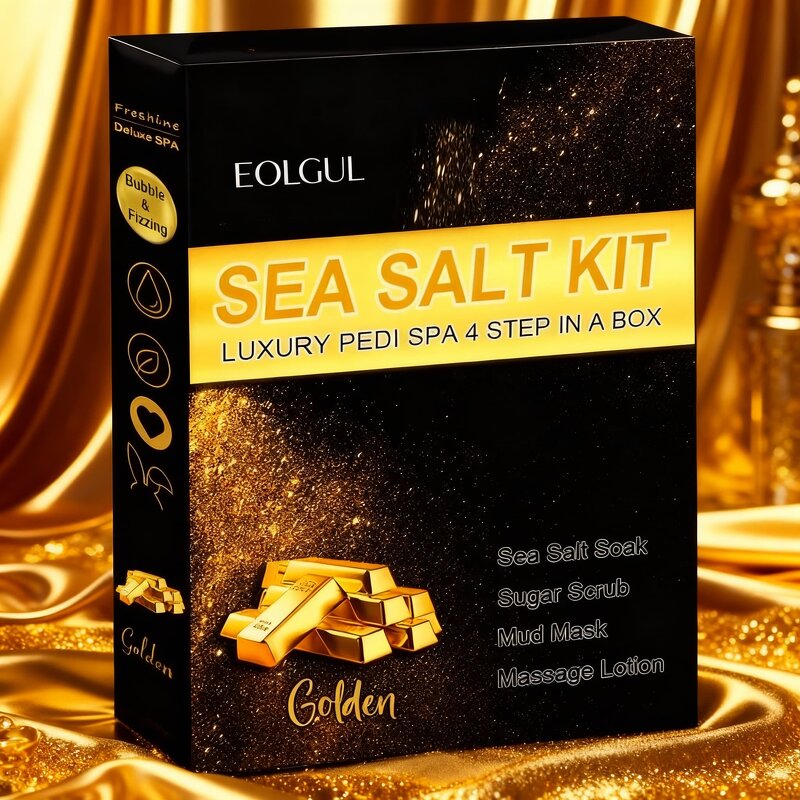 Pedicure Kit Manufacturer - Professional Sugar Scrub Sea Salt Exfoliator Foot Spa