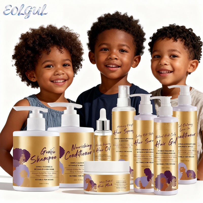 Shampoo Manufacturer - Private Label Organic Kids Detangle Sulfate Free for Curly Hair