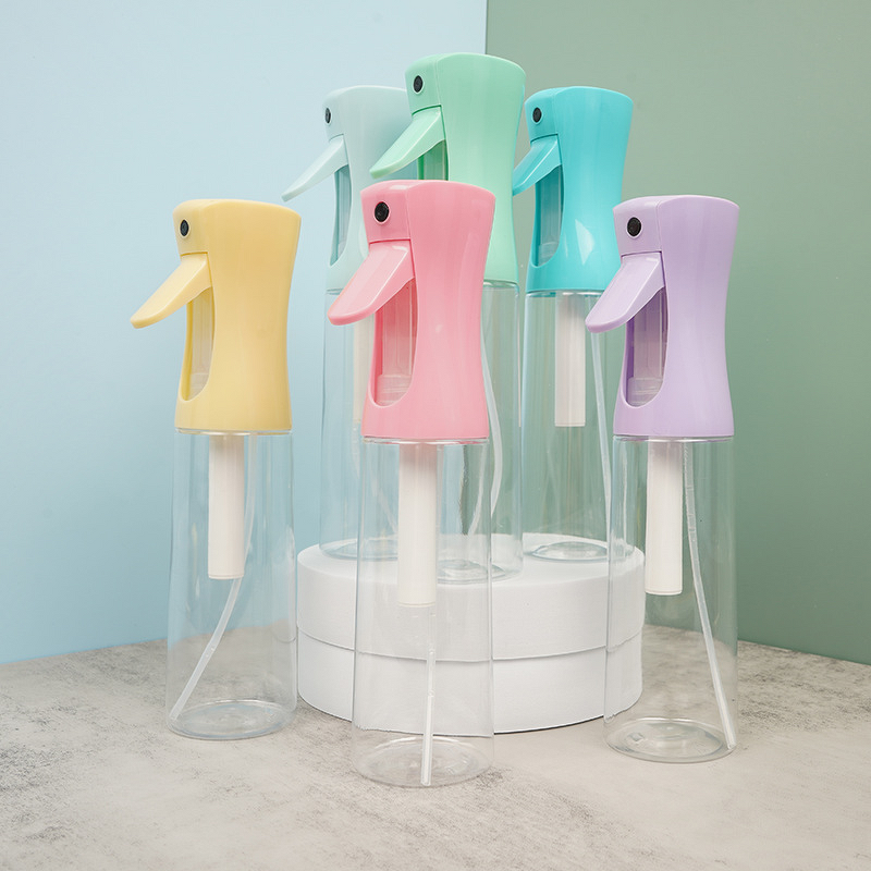 Spray Bottle Manufacturer - 200ml 300ml Colorful Transparent Continuous Mist for Salon