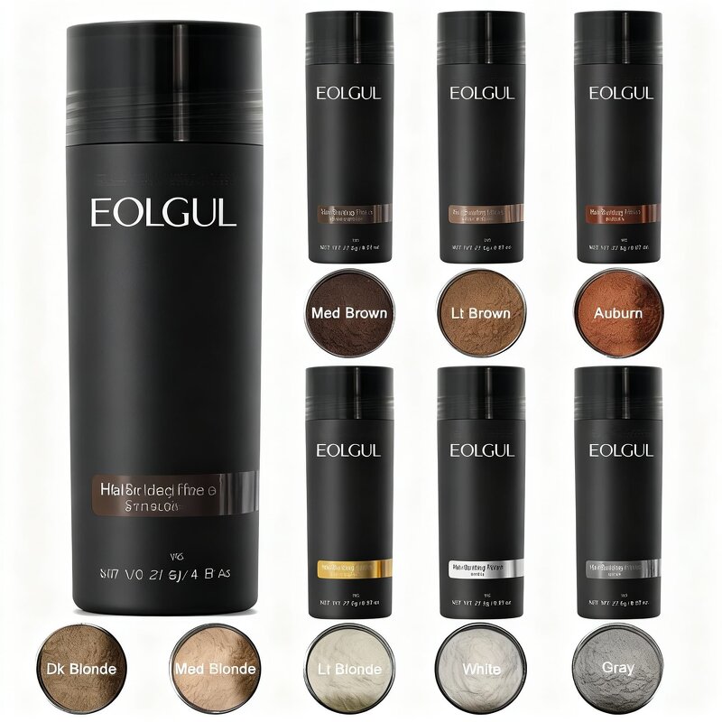 Hair Fiber Manufacturer - 27.5g Natural Soft Building Fiber for Bald Hair Loss