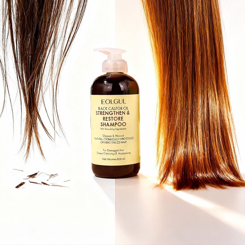Shampoo Manufacturer - 300ml Black Castor Oil Hyaluronic Acid for Strengthening Repair