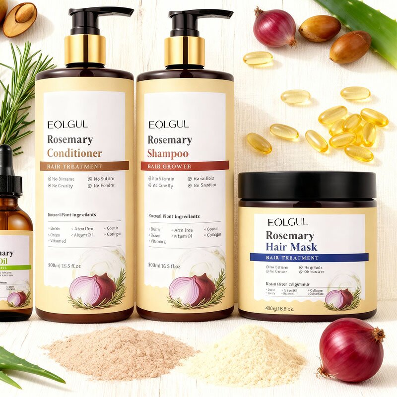 Shampoo Manufacturer - Private Label Vegan Onion Rosemary Biotin Sulphate Free for Growth