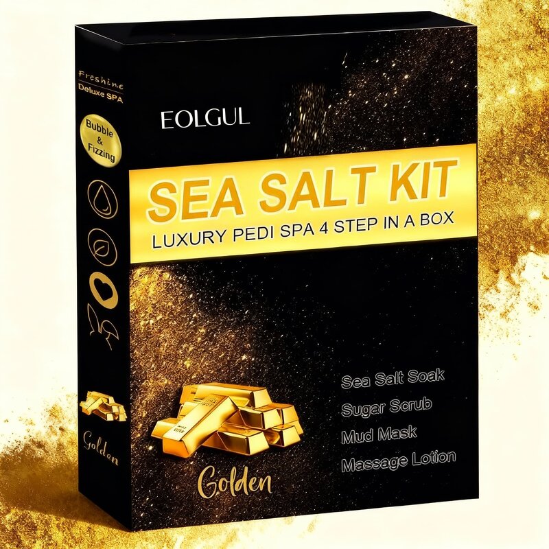 Pedicure Kit Manufacturer - Professional Sugar Scrub Sea Salt Exfoliator Foot Spa