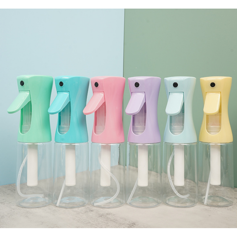 Spray Bottle Manufacturer - 200ml 300ml Colorful Transparent Continuous Mist for Salon