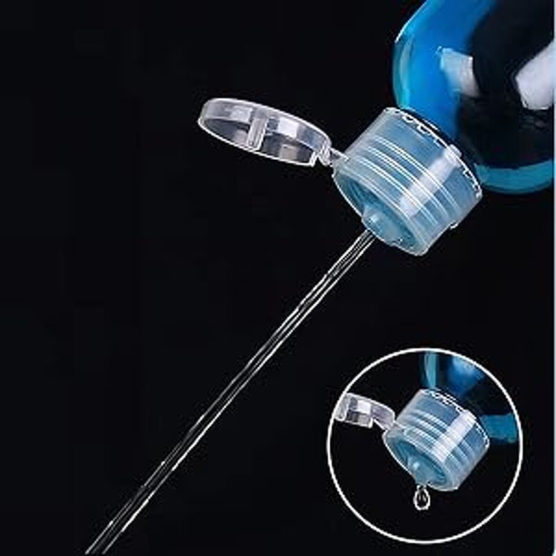 Plastic Bottles Manufacturer - 10ml to 100ml Transparent Flip Top PET for Cosmetics