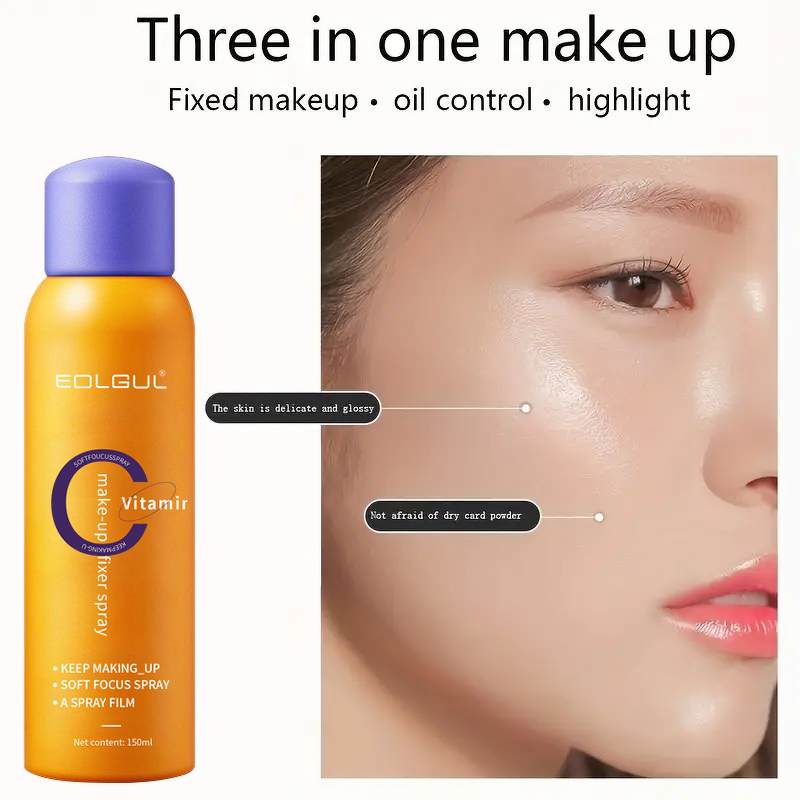 Spray Bottle Manufacturer - Customized 150ml Fine Mist Setting Spray with Vitamin C