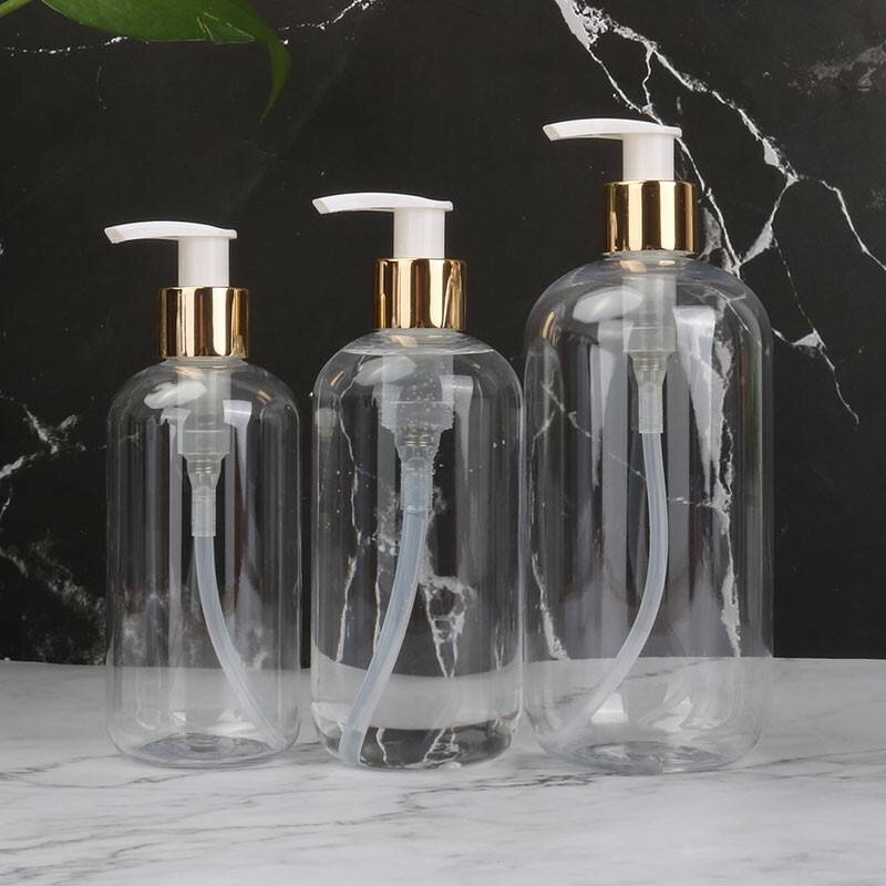 Conditioner Bottle Manufacturer - 250ml to 500ml Luxury PET Plastic Round with Pump