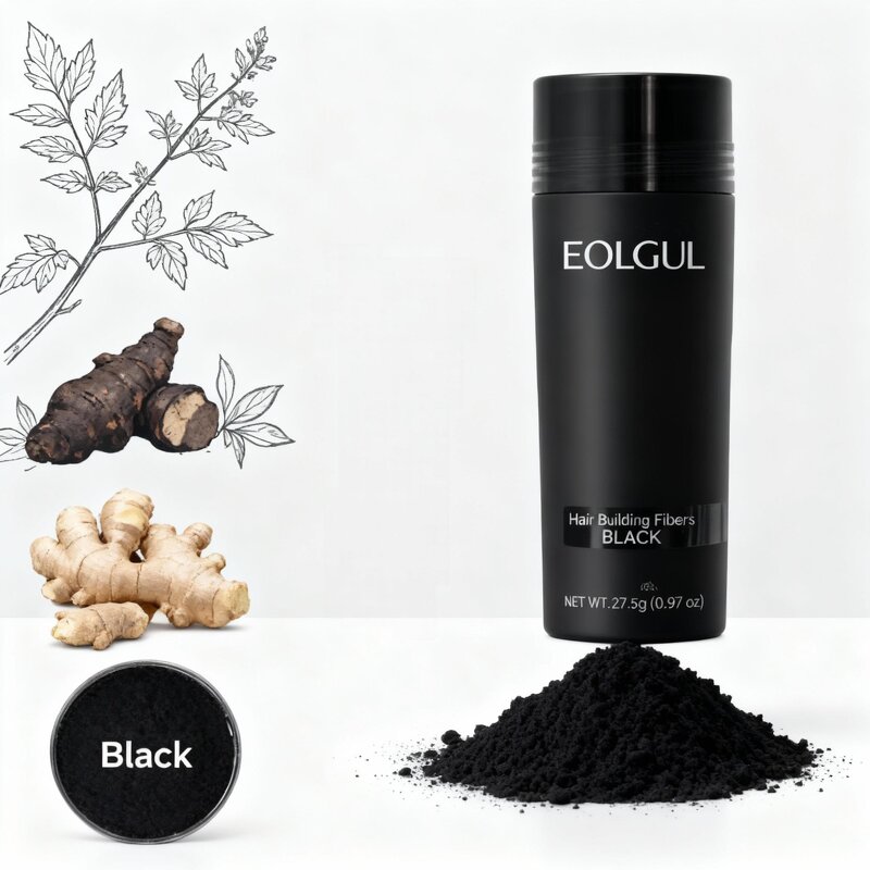 Hair Fiber Manufacturer - 27.5g Natural Soft Building Fiber for Bald Hair Loss