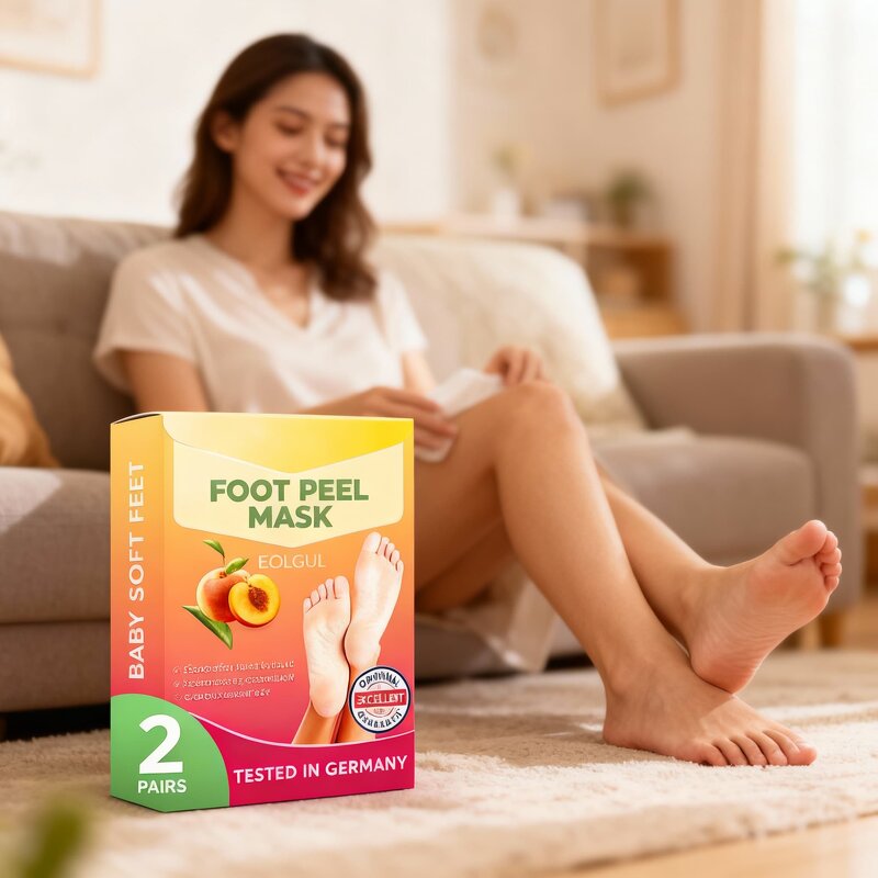 Foot Mask Manufacturer - Whitening Moisturizing Collagen Socks Free Sample Low MOQ