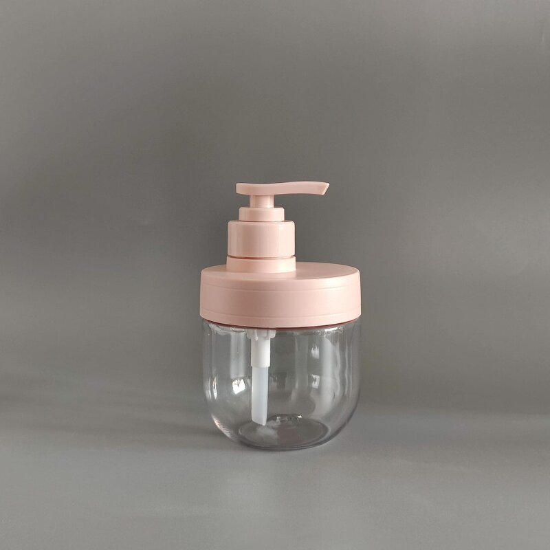 Shampoo Bottle Manufacturer - 300ml Transparent Plastic Round for Kid Lotion Customizable