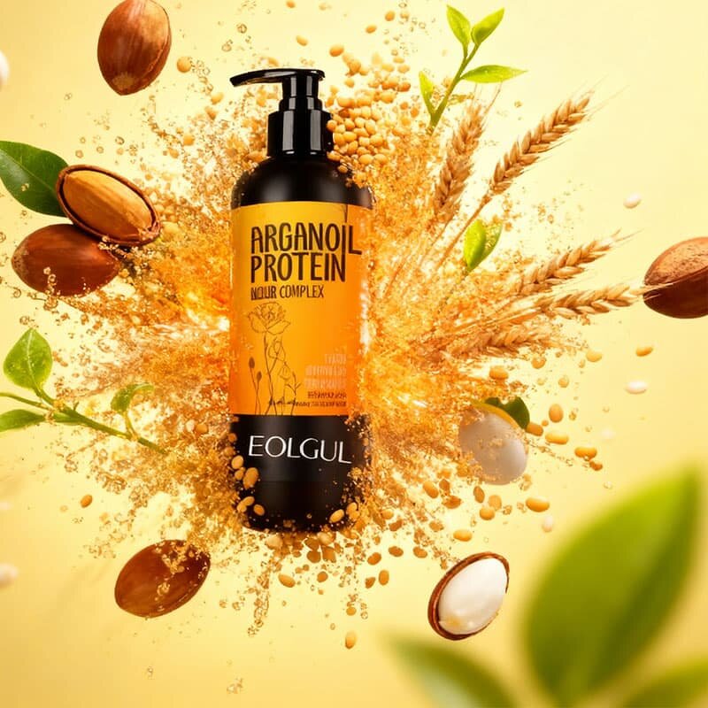 Conditioner Manufacturer - Organic Moroccan Argan Oil & Hyaluronic Acid 2-in-1