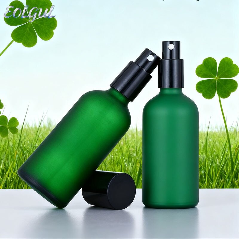 Perfume Empty Bottles Manufacturer - 5ml to 100ml Black Matte Frosted Glass Fine Mist