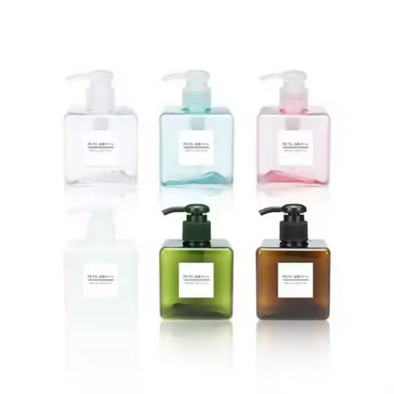 Shampoo Bottle Manufacturer - 100ml to 450ml Round PETG Plastic for Hotel Hair Lotion