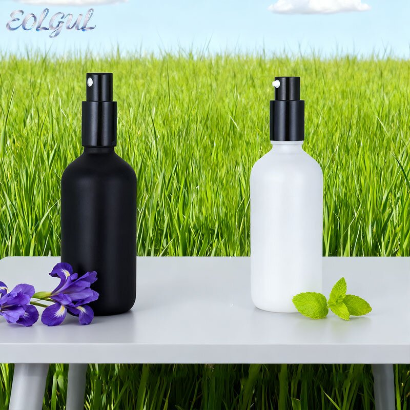 Perfume Empty Bottles Manufacturer - 5ml to 100ml Black Matte Frosted Glass Fine Mist