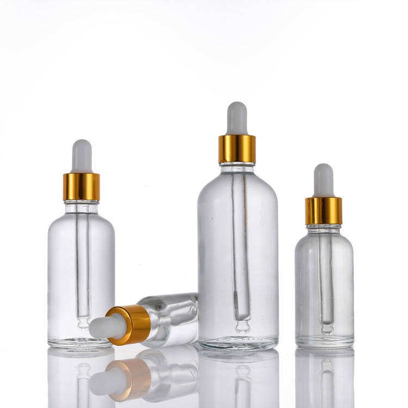 Serum Bottles Manufacturer - 30ml 50ml 60ml Transparent Glass Dropper for Professional