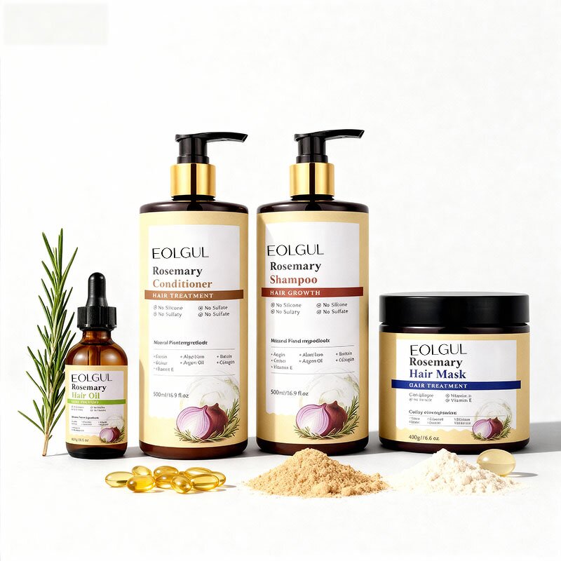 Shampoo Manufacturer - Private Label Vegan Onion Rosemary Biotin Sulphate Free for Growth
