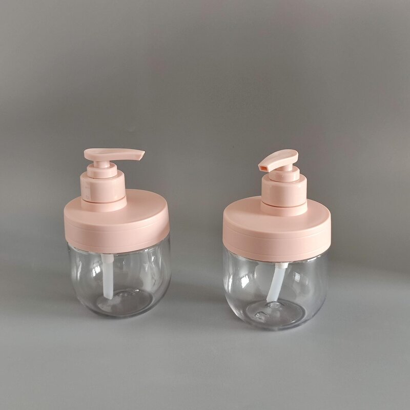 Shampoo Bottle Manufacturer - 300ml Transparent Plastic Round for Kid Lotion Customizable