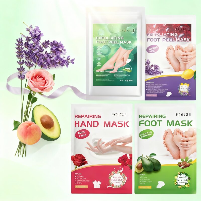 Foot Mask Manufacturer - Lavender Exfoliating Peel Korean Sheet Socks for Deep Care