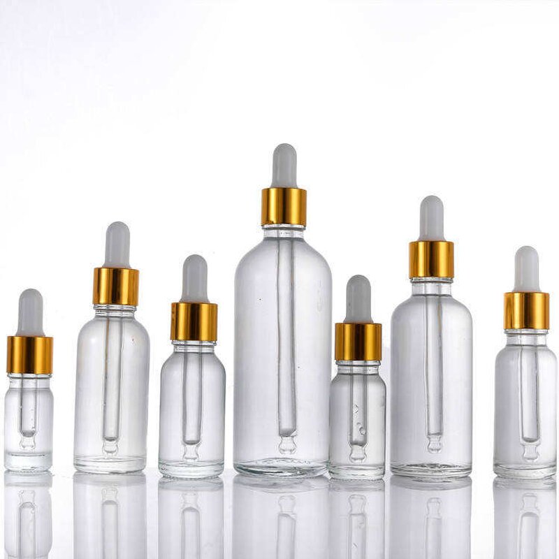 Serum Bottles Manufacturer - 30ml 50ml 60ml Transparent Glass Dropper for Professional