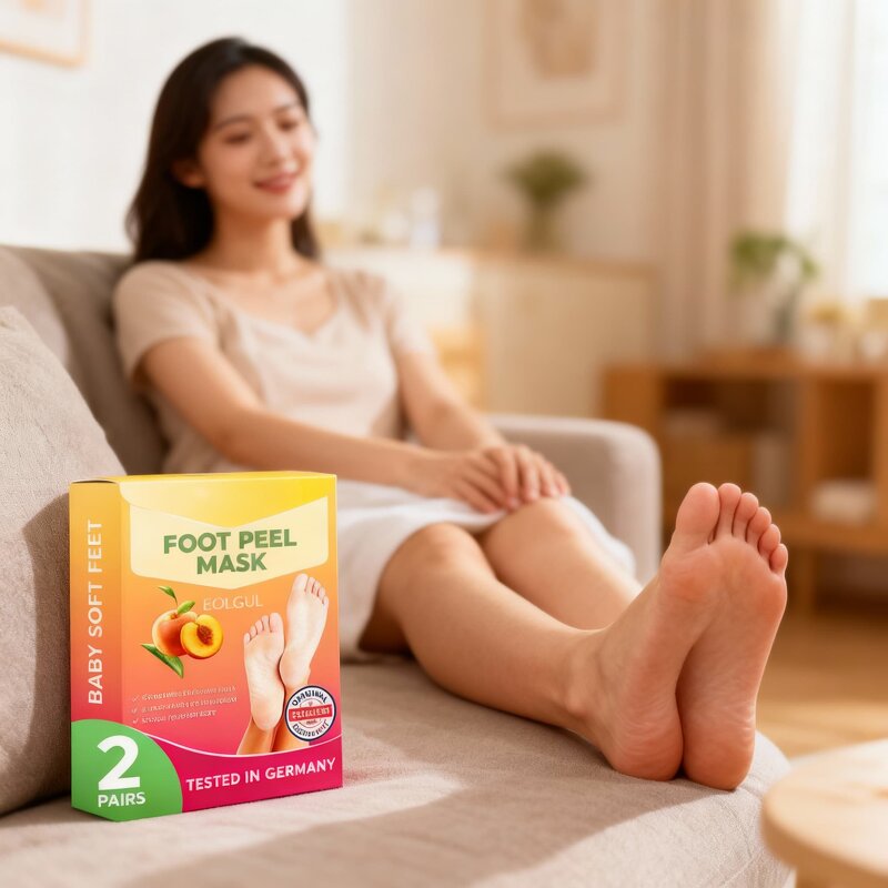 Foot Mask Manufacturer - Whitening Moisturizing Collagen Socks Free Sample Low MOQ