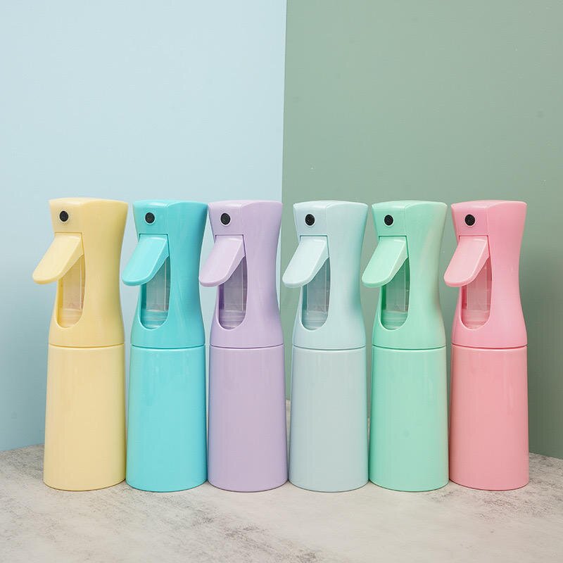 Spray Bottle Manufacturer - 200ml 300ml Colorful Transparent Continuous Mist for Salon