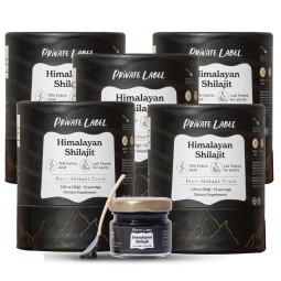 Shilajit Paste Manufacturer - Hot OEM Wholesale Amber Glass Jar Natural Himalayan Shilajit Paste Bulk Minerals