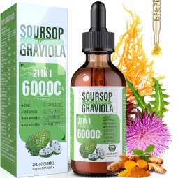 Soursop Extract Manufacturer - 21-in-1 Organic Wild Soursop Leaf Extract Multi-Action Food Grade Herbal Supplement