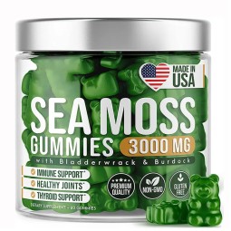 Sea Moss Gummies Factory - Private Label Vegan Organic Sea Moss Gummies Detox Immune Energy Boosting Vitamin