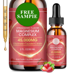 Ashwagandha Drops Manufacturer - Liquid Ashwagandha Magnesium Citrate Herbal Supplements Vitamins Drops Strawberry
