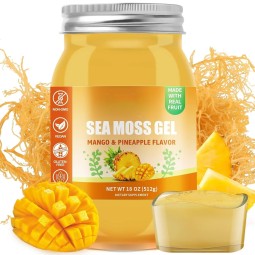 Sea Moss Gel Manufacturer - Free Sample Private Label Organic Natural Irish Seamoss Gel Vitamins Herbal Supplements