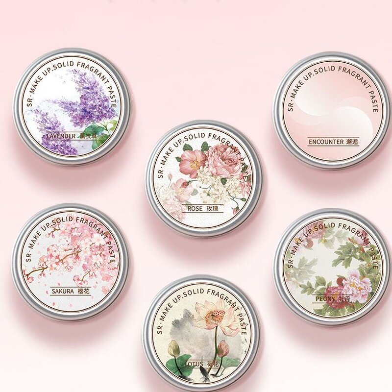 Chinese Style Solid Perfume - Manufacturer - OEM Floral Women Favourite's Wax Tin Factory Wholesales