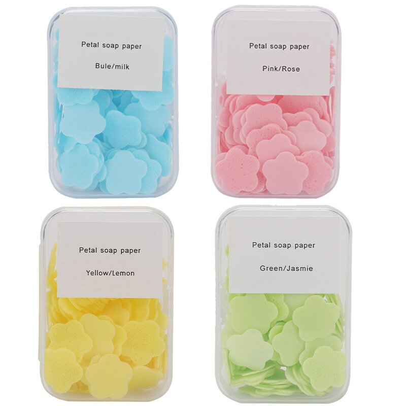Paper Soap Sheet - Manufacturer - 100pcs/box Scented Portable Travel Hand Washing Clean Hands