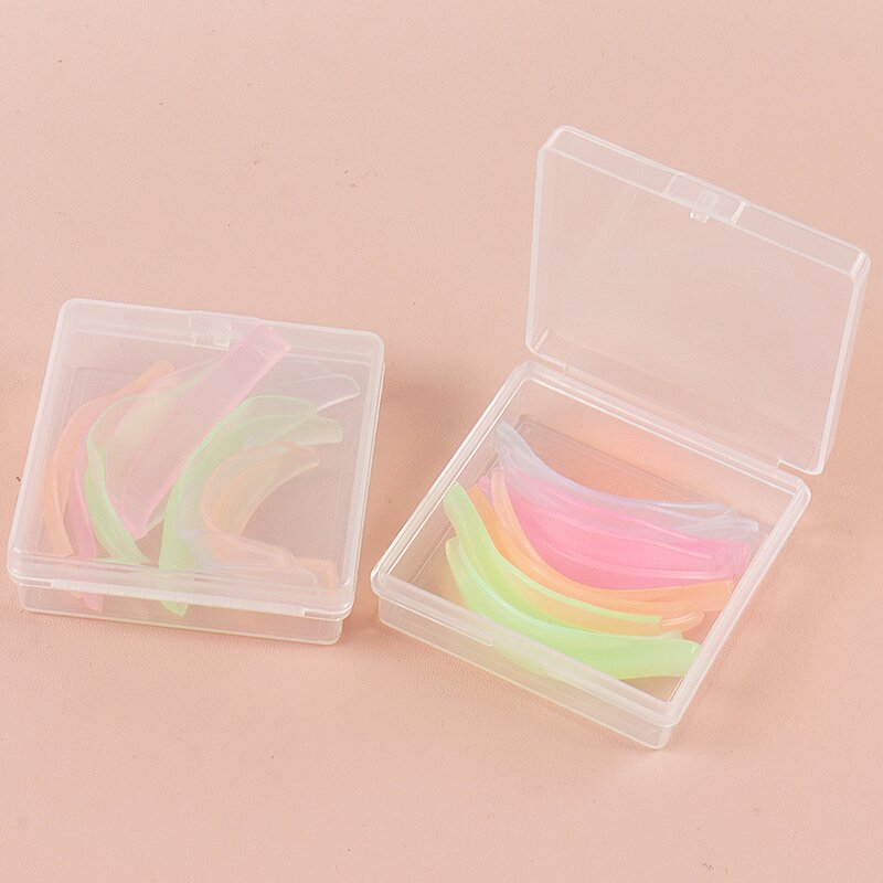 Jelly Silicone Lash Lift Pads - Manufacturer - Box 4 Pairs Colorful Eyelash Lift Perm Kit Pads