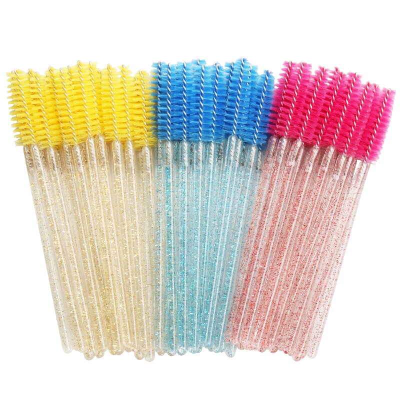 Disposable Eyelash Brush - Manufacturer - Crystal Glitter Mascara Wands Grafting Eyelash Tools