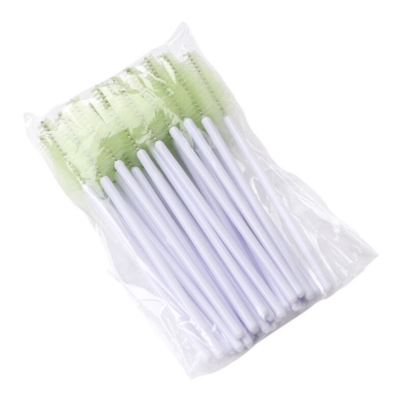 Drop Shape Lash Wands - Manufacturer - 50 Pcs/pack Wholesale Mascara Spoolie Eyebrow Makeup Brush