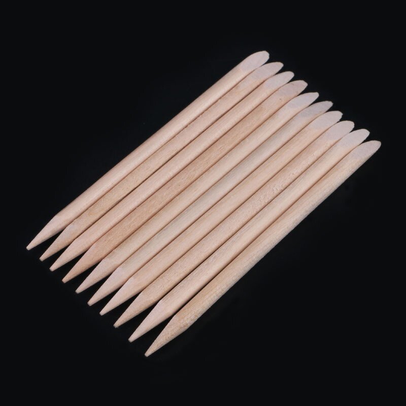 Orange Wood Stick - Manufacturer - Cuticle Pusher Wooden Nail Polish Remover Stick Nail Tools