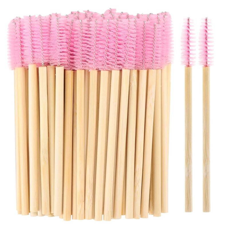 Eco Eyelash Brush - Manufacturer - Disposable One-off Mascara Spoolies 50pcs/pack OEM Factory Price
