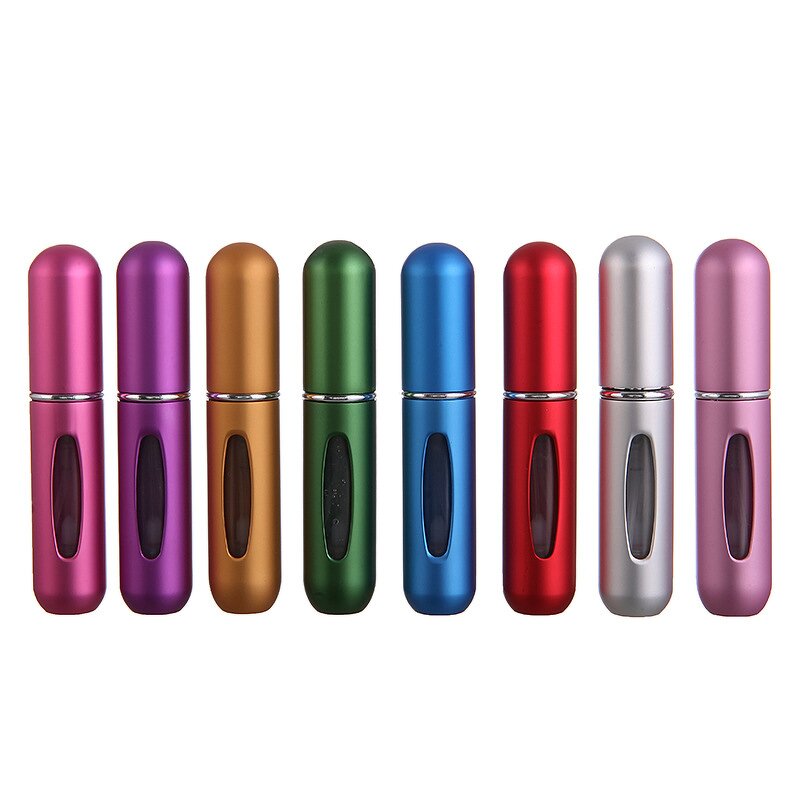 Mini Perfume Spray Bottle - Manufacturer - 5ml Bottom Flush Travel Portable Aluminum Multicolor