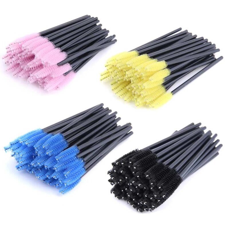 Bendable Lash Wand - Manufacturer - Mini Disposable Nylon Mascara Eyebrow Cleaning Spoolie Applicator