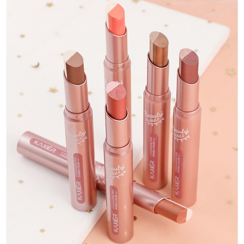 Eyeshadow Stick - Manufacturer - Double Color Matte Waterproof Private Label Eye Makeup Stick