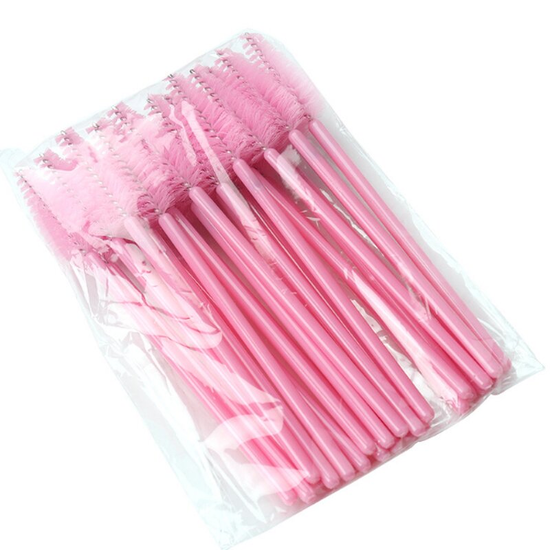Drop Shape Lash Wands - Manufacturer - 50 Pcs/pack Wholesale Mascara Spoolie Eyebrow Makeup Brush