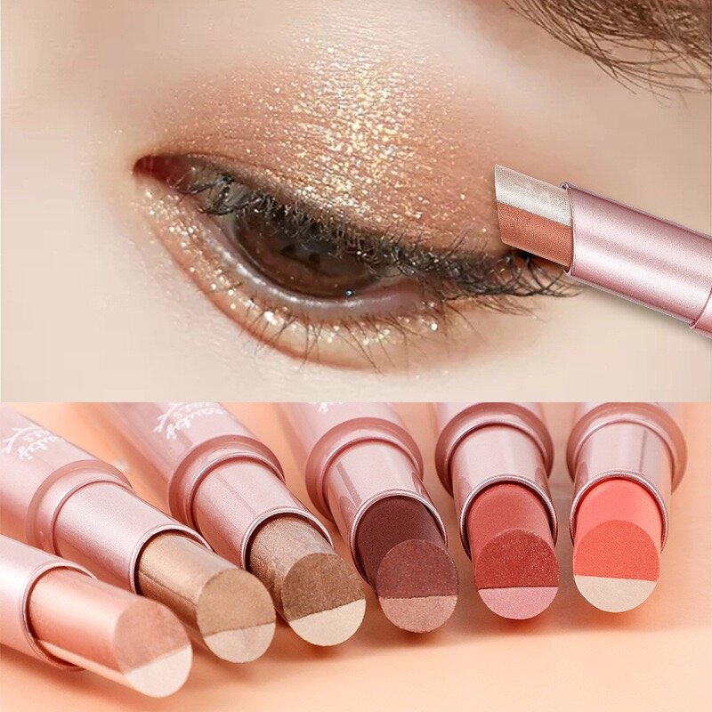 Eyeshadow Stick - Manufacturer - Double Color Matte Waterproof Private Label Eye Makeup Stick