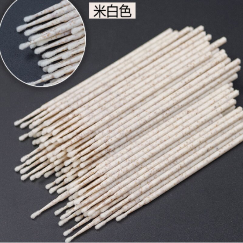 Wheat Straw Micro Applicator - Manufacturer - Biodegradable Compostable Disposable Lash Extension Brush