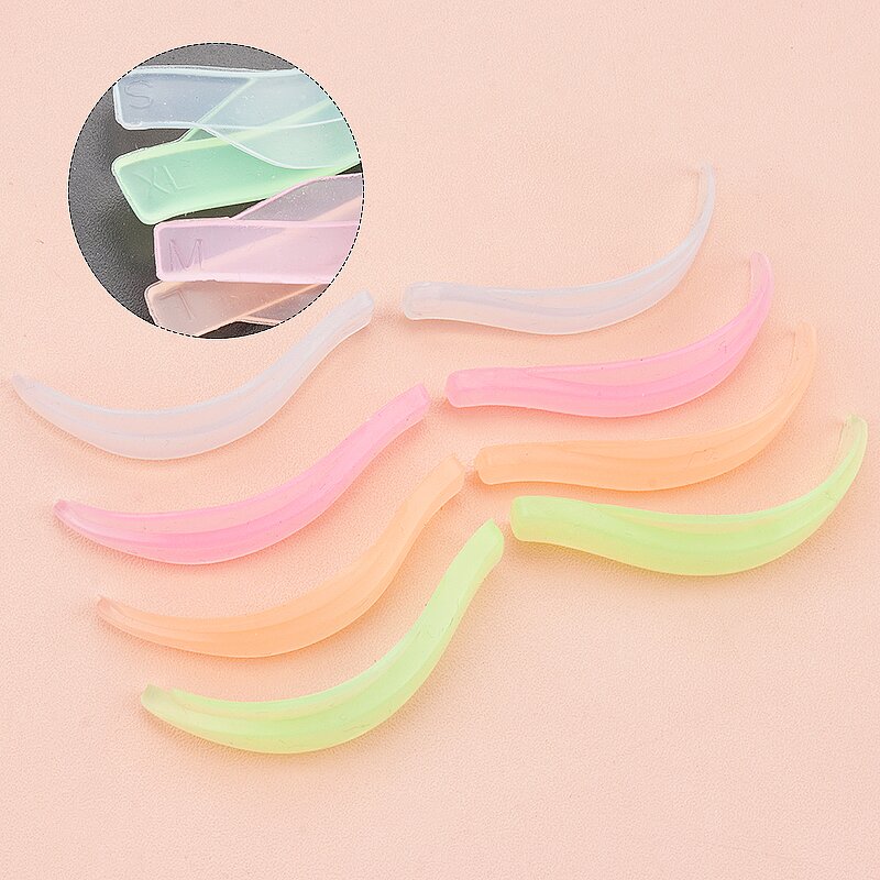 Jelly Silicone Lash Lift Pads - Manufacturer - Box 4 Pairs Colorful Eyelash Lift Perm Kit Pads