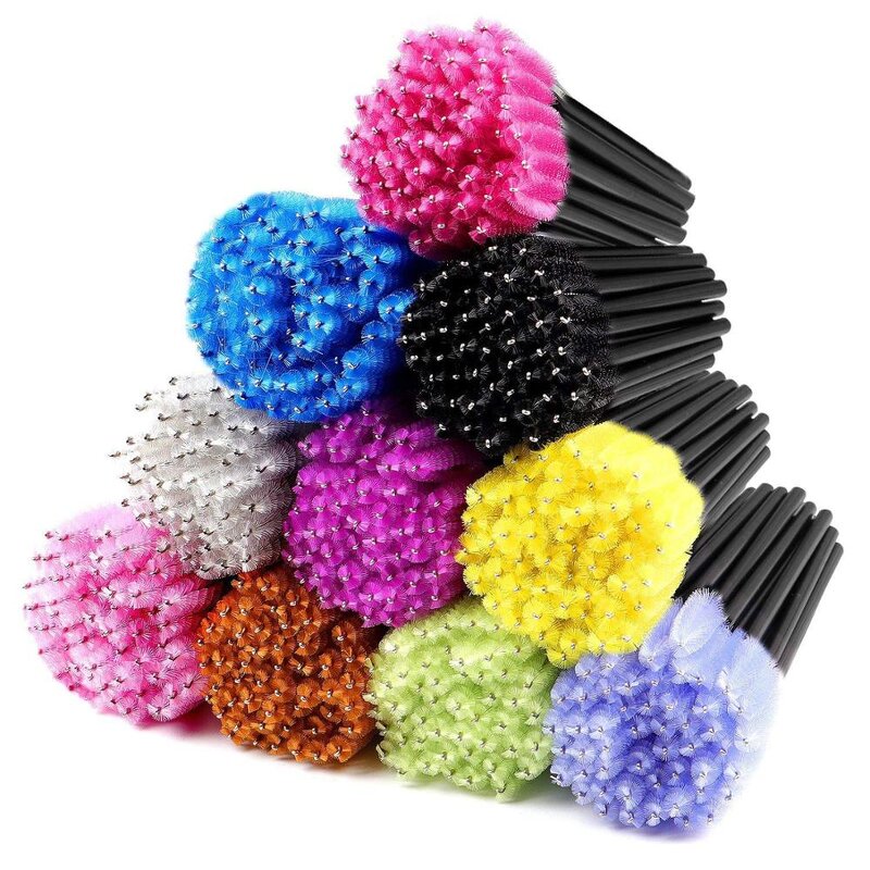 Plastic Eyelash Brush - Manufacturer - Economic Disposable Nylon Hair Mascara Wands Eyebrow Spoolie
