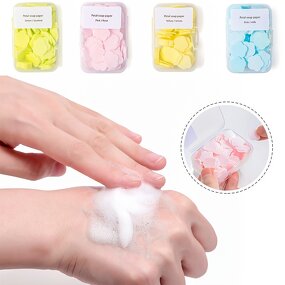Paper Soap Sheet - Manufacturer - 100pcs/box Scented Portable Travel Hand Washing Clean Hands