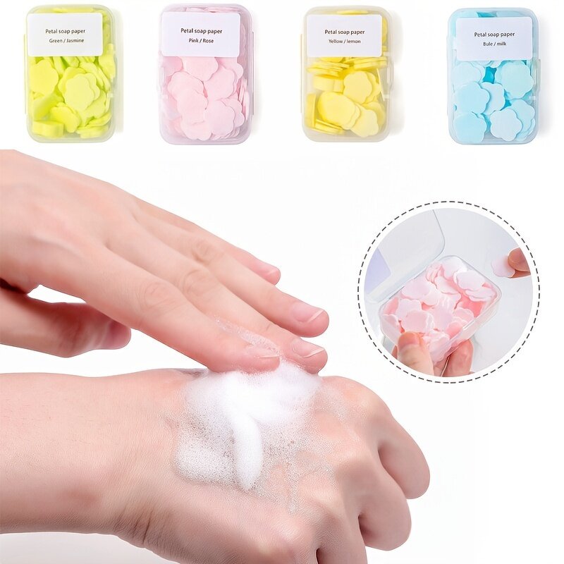 Paper Soap Sheet - Manufacturer - 100pcs/box Scented Portable Travel Hand Washing Clean Hands