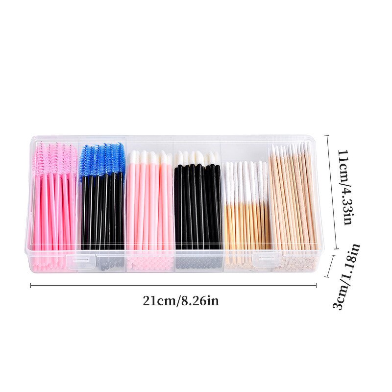Eyelash Grafting Brush Set - Manufacturer - Flocking Lip Brush Cotton Swabs Eyelash Eyebrow Makeup