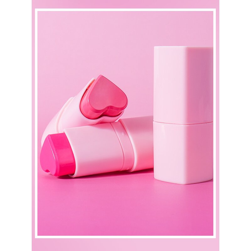 Cream Blush Stick - Manufacturer - Vegan Pigmented Long-lasting Pink Heart Custom Logo Wholesale